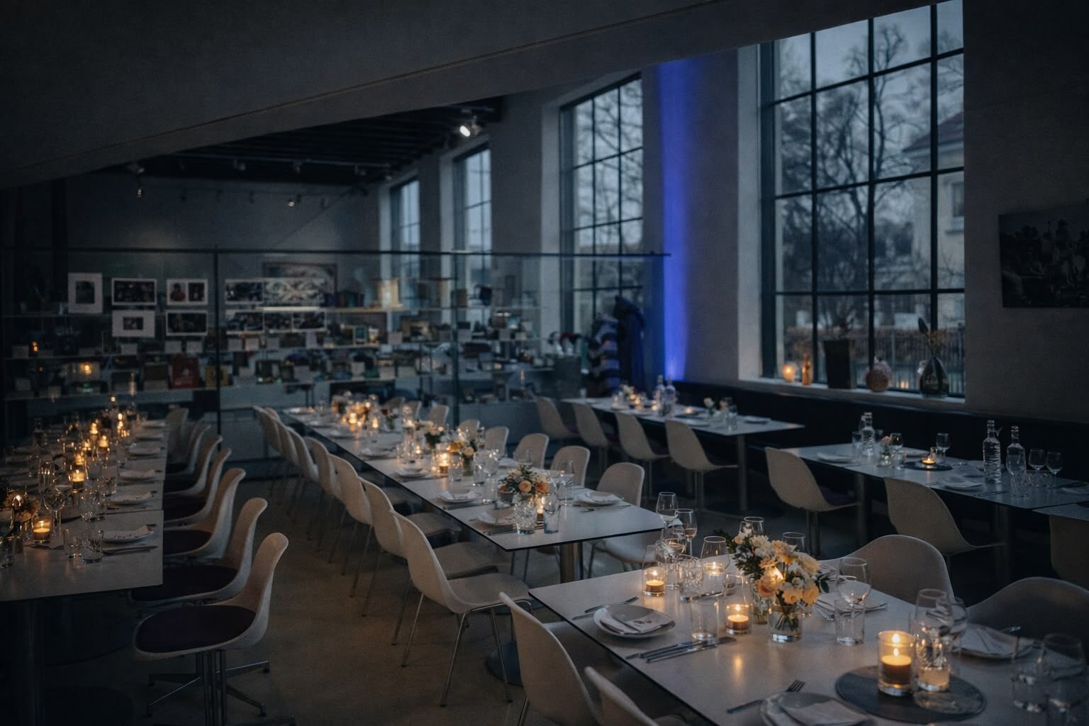 Museum am Abend im Textilmuseum